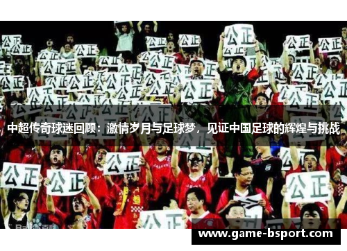 中超传奇球迷回顾：激情岁月与足球梦，见证中国足球的辉煌与挑战