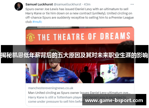 揭秘凯恩低年薪背后的五大原因及其对未来职业生涯的影响 揭秘凯恩低年薪背后的五大原因及其对未来职业生涯的影响